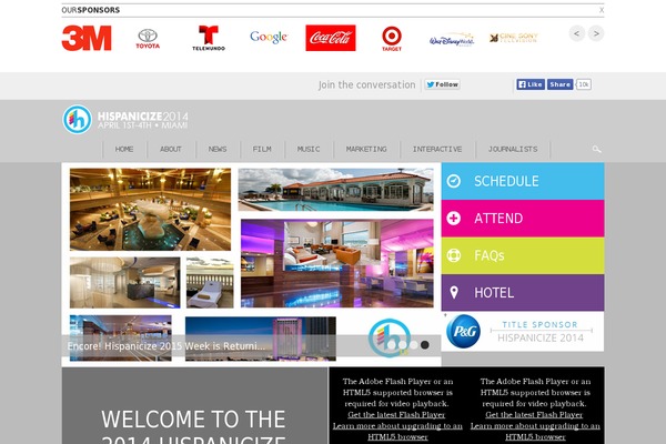 hispanicize19 theme websites examples