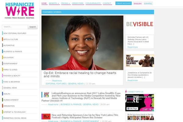 hispanicize-wire WordPress theme, websites list used hispanicize-wire theme hispanicize-wire theme websites examples