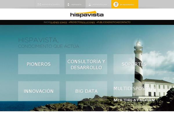 hispavista.com site used Hvcorp