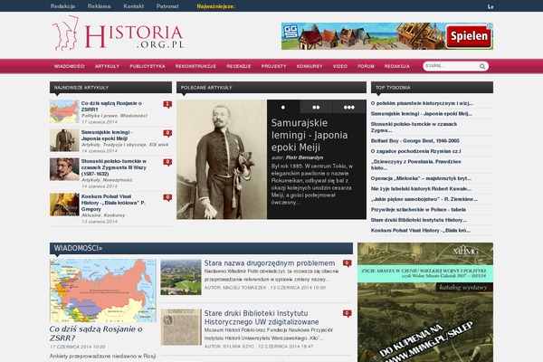 historia.org.pl site used Zenko