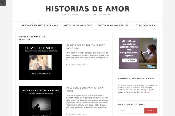 historiasdeamor.es site used Netmag