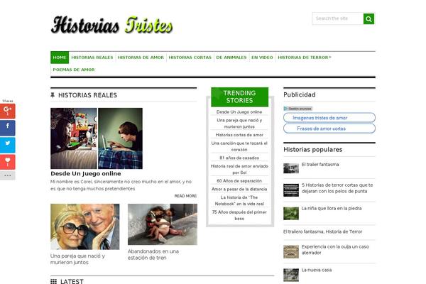 historiastristes.com site used Mts_blogging