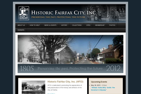 historicfairfax.org site used Hfci