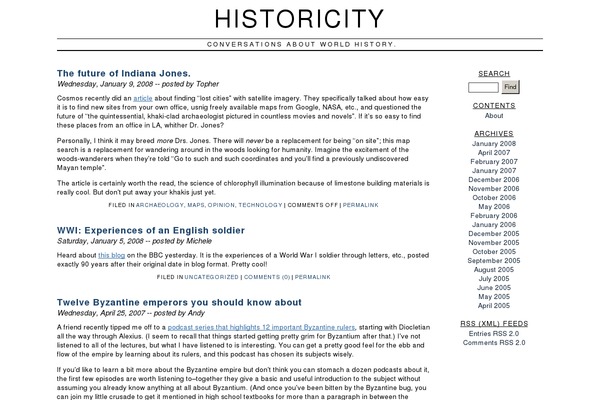 historicity.org site used Veryplaintxt-20