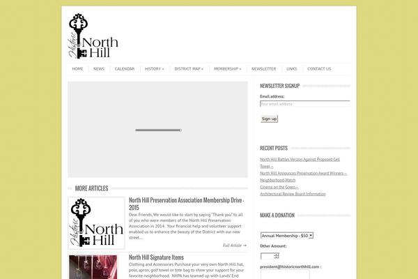 historicnorthhill.com site used Leaf