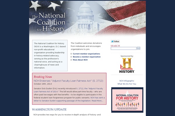 historycoalition.org site used Nch