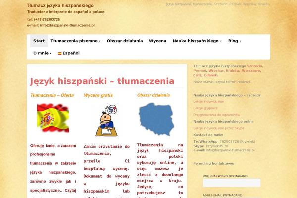 hiszpanski-szczecin.pl site used FirmaSite