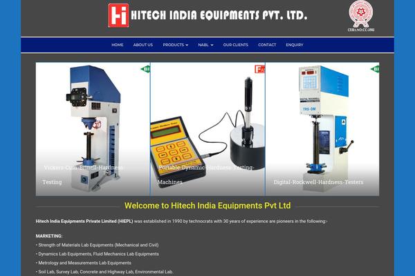 hitechindiaequipments.com site used Higher-place
