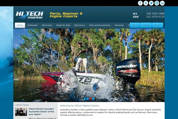 hitechmarine.com.au site used Responsive-default