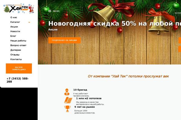 WordPress website example screenshot