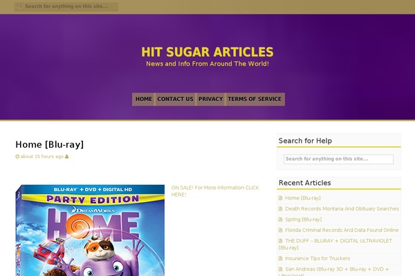 WordPress website example screenshot