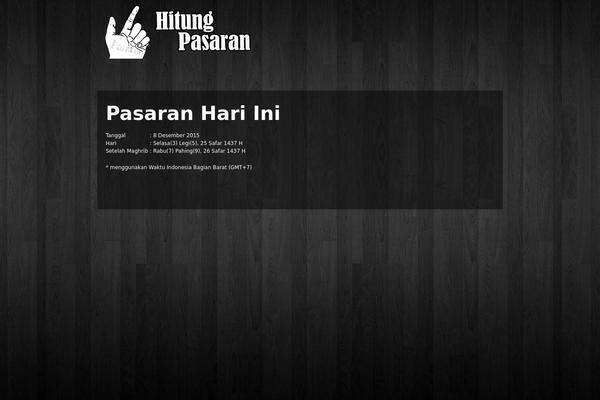 hitungpasaran.com site used Personal-landing-page