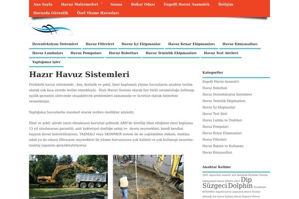 MesoColumn theme site design template sample