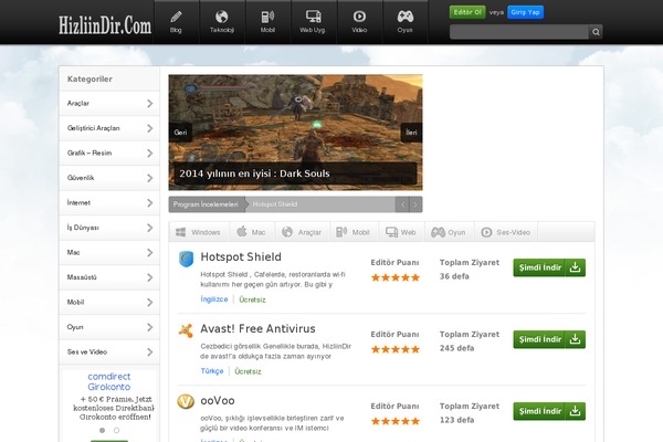 hizliindir.com site used Birindir