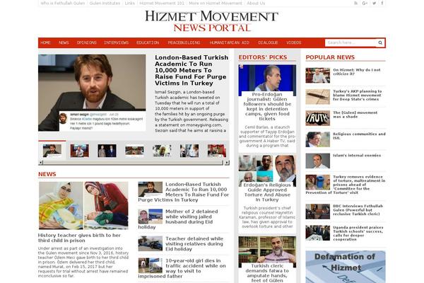 hizmetnews.com site used Syrup