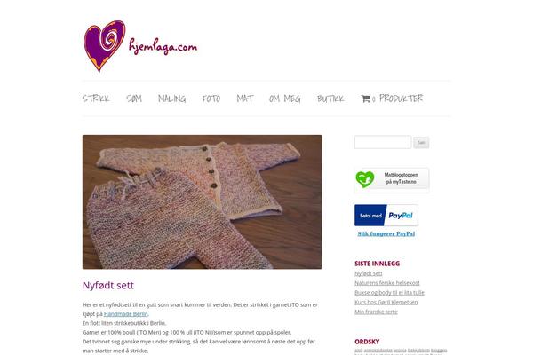 WordPress website example screenshot