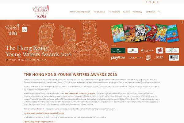 Enfold theme site design template sample