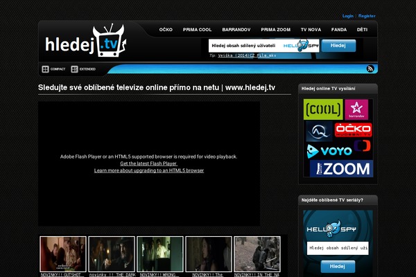 hledej.tv site used ReviewIt