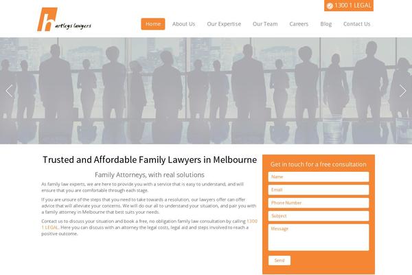 hlfamilylawyersmelbourne.com.au site used Hartleyslawyers