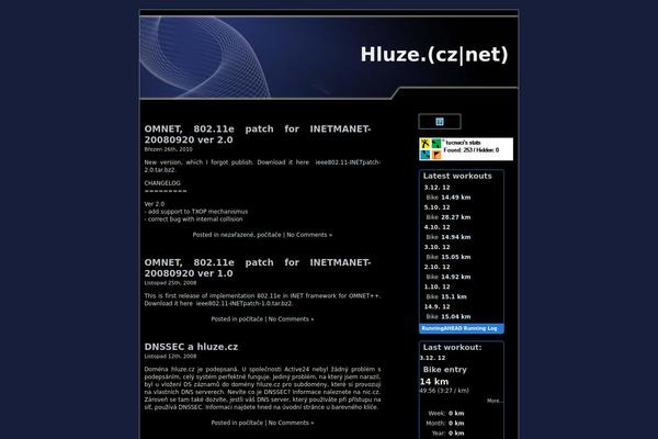 hluze.cz site used Blacknblue-10-772006-120000-am