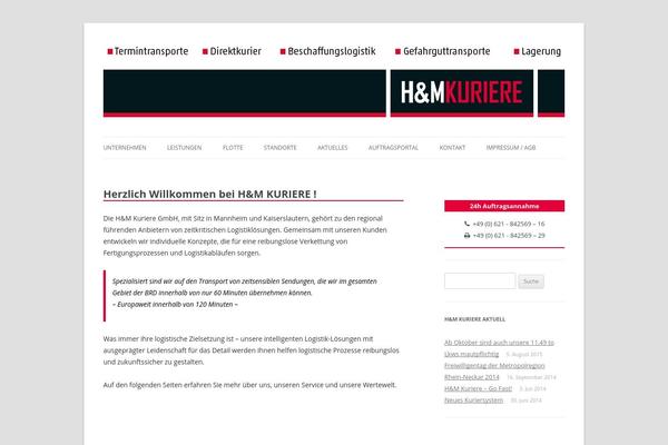 Twenty Twelve theme site design template sample