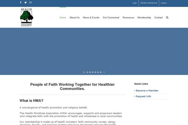 WordPress website example screenshot