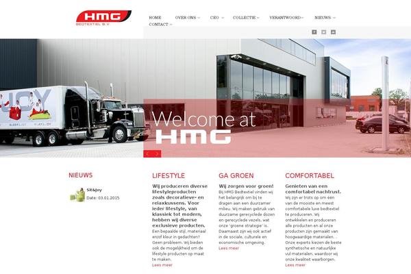 Hmg theme site design template sample