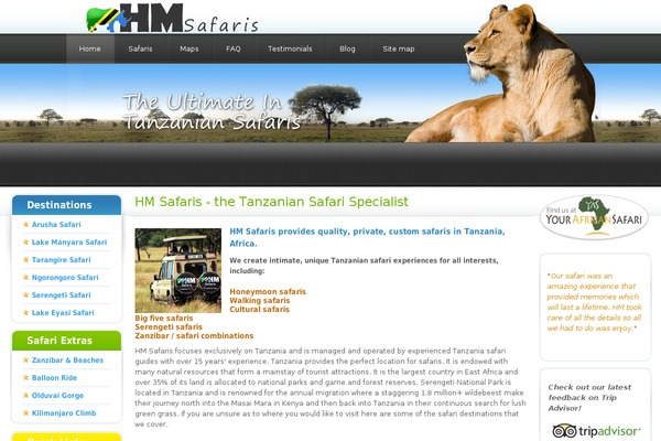 WordPress website example screenshot