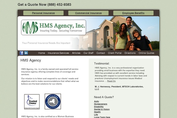 hmsagency.com site used Template-clienname