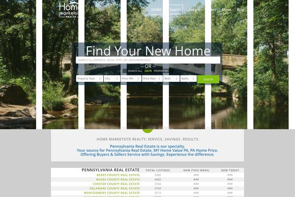 WordPress website example screenshot
