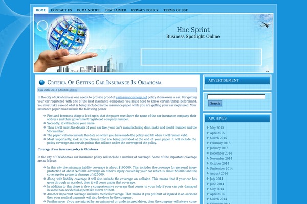 hncsprint.com site used Blue_business_wp_layout