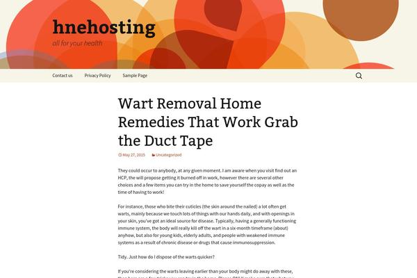 WordPress website example screenshot