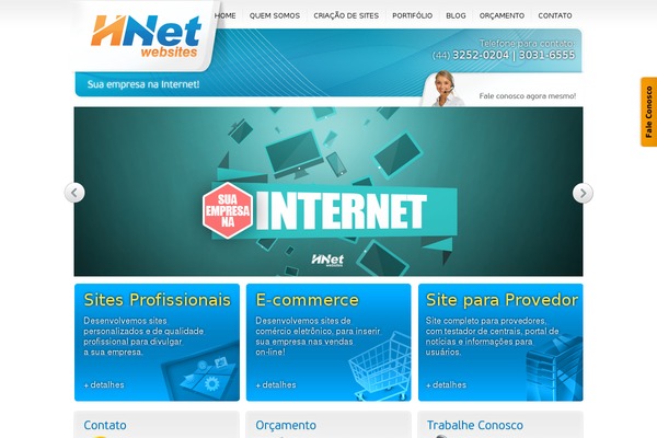 hnetsistemas.com.br site used Theme1319