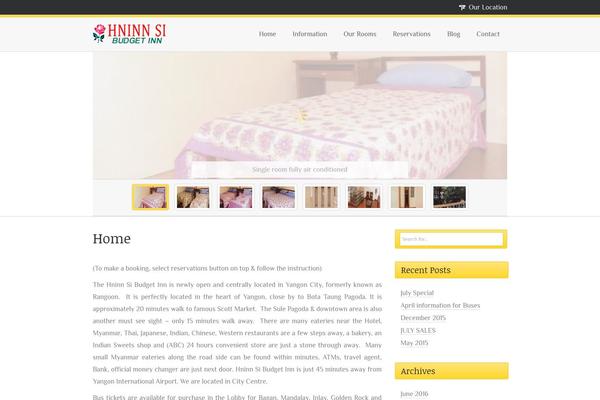 WordPress website example screenshot