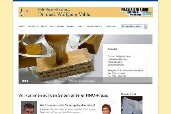 hno-vahle.de site used Brain-wp