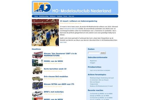 ho-modelautoclub.nl site used Homan