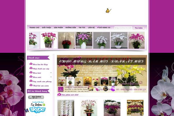 WordPress website example screenshot