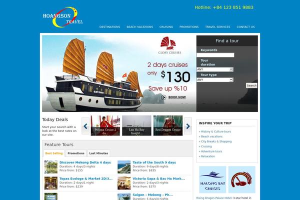 hoangsontravel.com site used Aqu