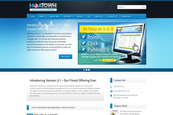 theDawn theme site design template sample