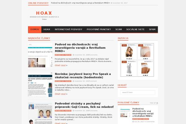 hoax.sk site used Vidsa