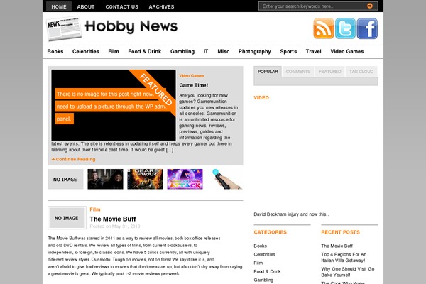 Premiumnews theme site design template sample