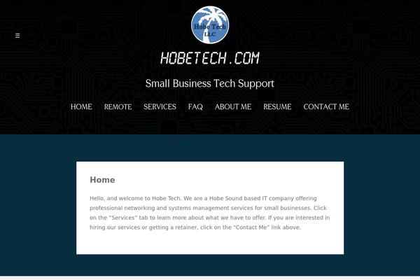 WordPress website example screenshot