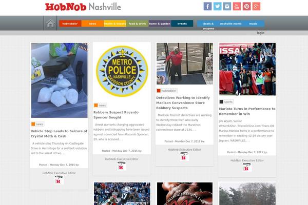 Hobnob-local theme site design template sample