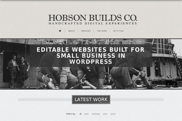 hobsonbuildsco.com site used Magshow-pro