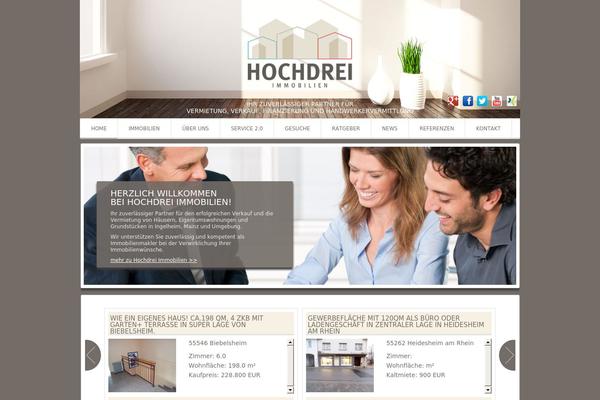 hochdrei-immobilien.de site used Hochdrei