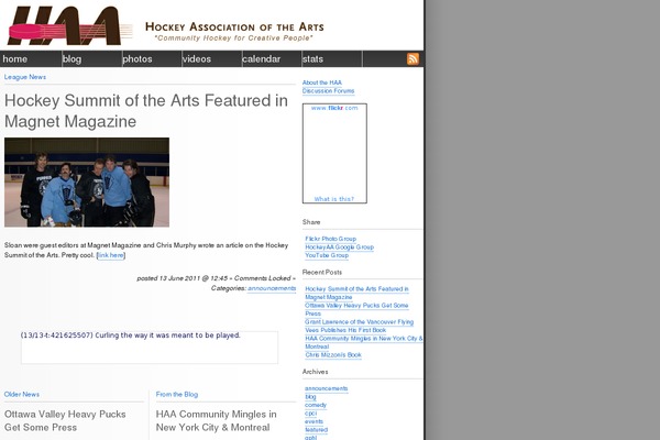 WordPress website example screenshot