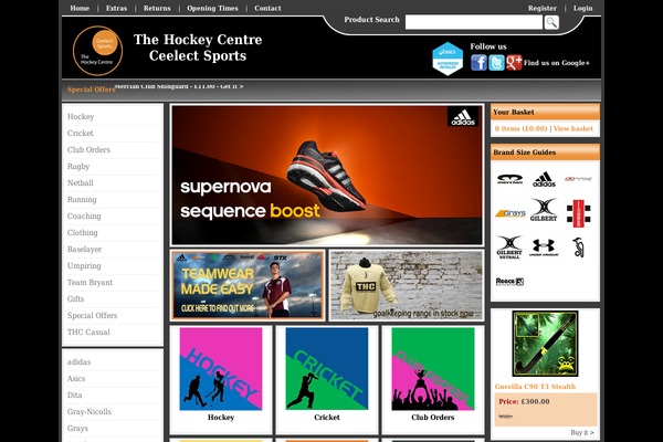 hockeycentre.com site used Magazinestyle