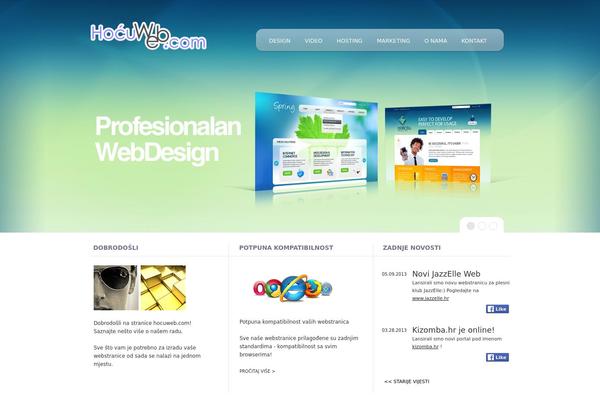 hocuweb.com site used Theme1009