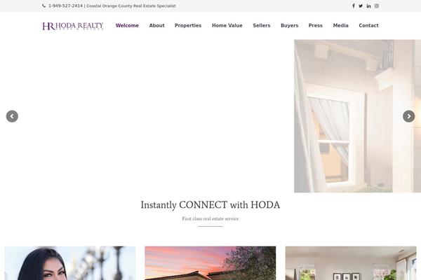 WP Residence theme site design template sample