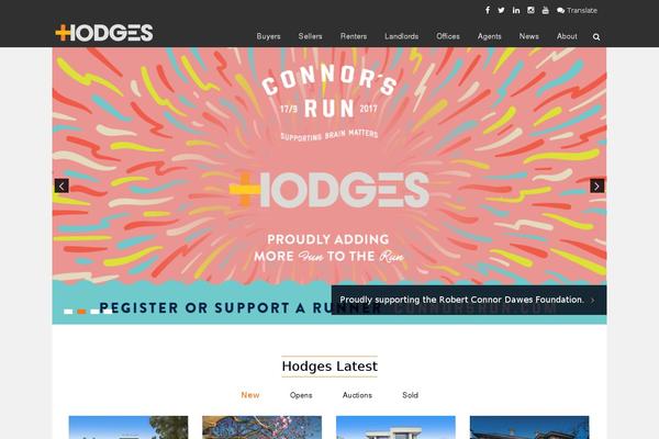 Hodges theme site design template sample